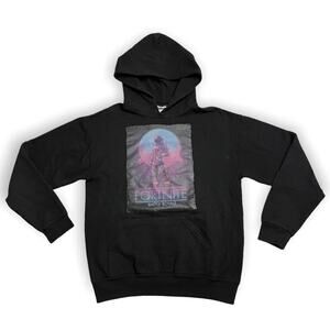 Fortnite Battle Royale Graphic Hoodie Youth Unisex Large Black Gamer Jerzees